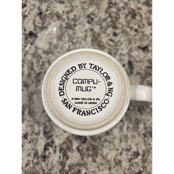 Vintage 1984 Terminal Madness Coffee Tea Cup Mug Compu-Mug Taylor & NG - Picture 4 of 8